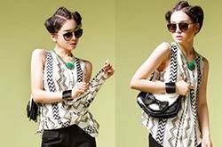 巧搭春季潮流时装 打造摩登女孩的气息