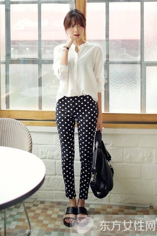 夏日超美穿搭术 凉拖+裤装时髦又有品