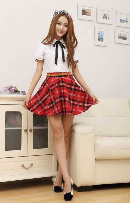 夏季英伦风裙子搭配 5款搭配清新减龄风