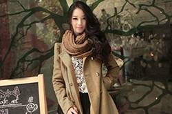 冬天裙子时尚搭配经 外套+冬裙让你美美过冬