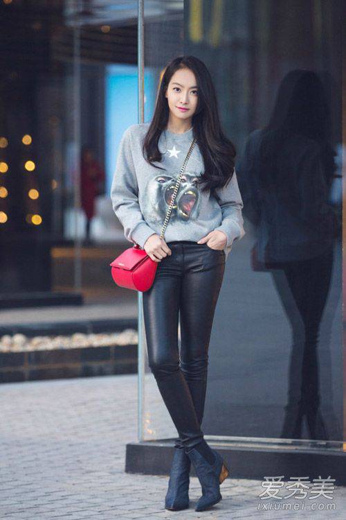 宋茜身材好又会穿 赶紧学她的早春穿衣经