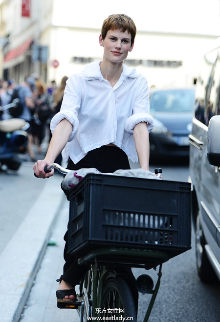 2014春夏巴黎时装周街拍集锦