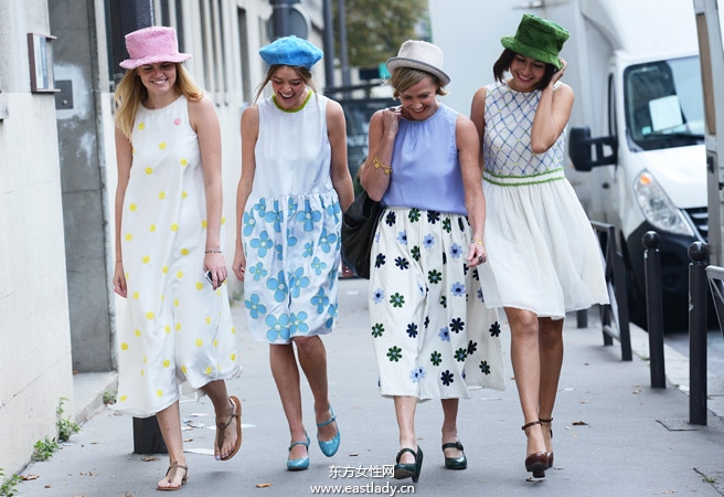 2014春夏巴黎时装周街拍集锦