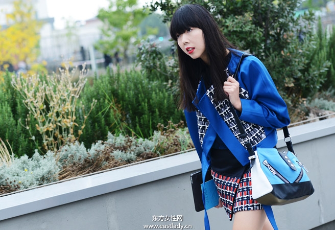 2014春夏巴黎时装周街拍集锦