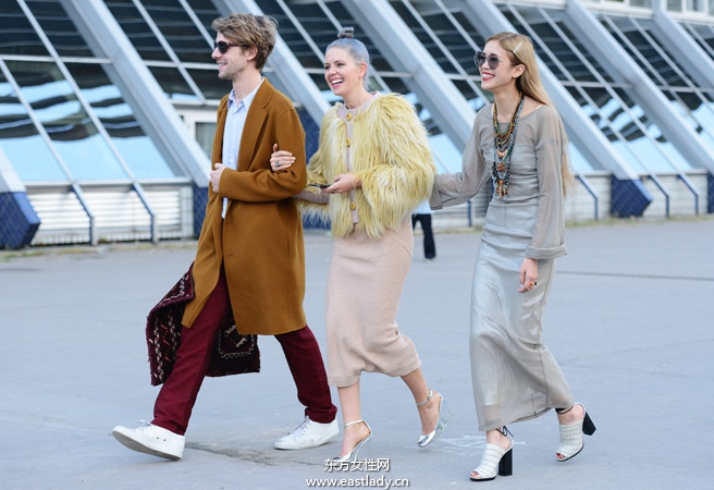 2014春夏巴黎时装周街拍集锦