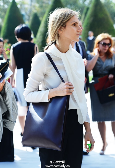 2014春夏巴黎时装周街拍集锦