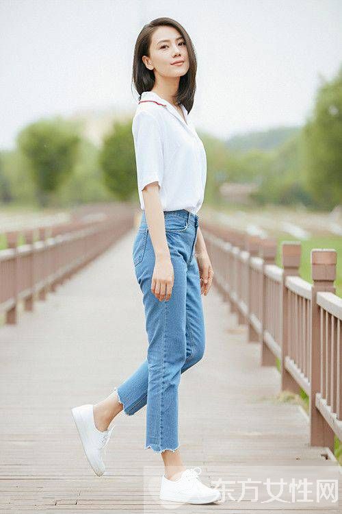 高圆圆街拍生活照 这个秋季让女神教你怎么穿