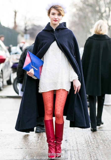 2014巴黎高定时装周欧美达人街拍秀