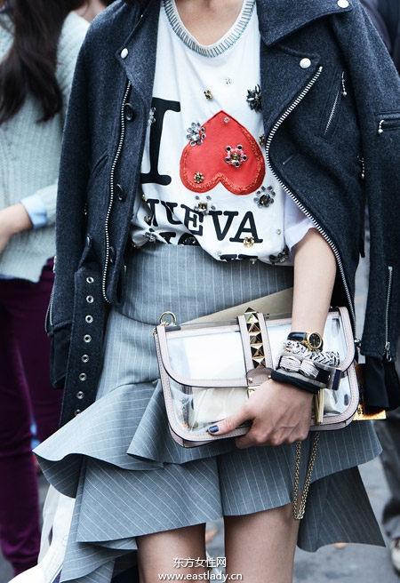 2014春夏巴黎时装周街拍集锦