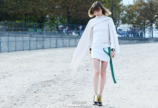 2014春夏巴黎时装周街拍集锦