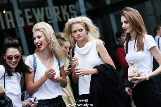 2014年澳大利亚悉尼时装周看时尚达人街拍秀