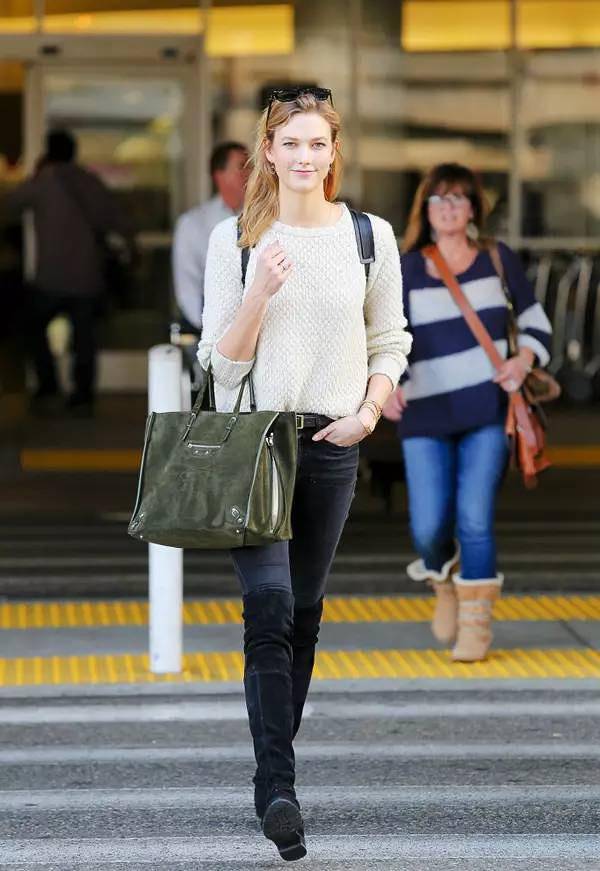 看时尚界名模街拍 教你如何穿好白色小清新