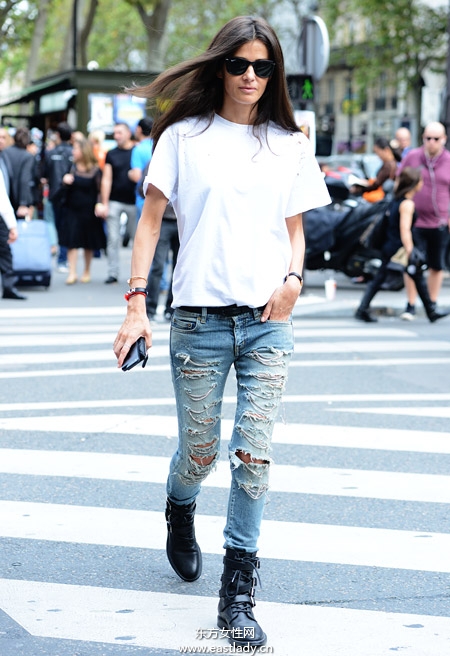 2014春夏巴黎时装周街拍集锦