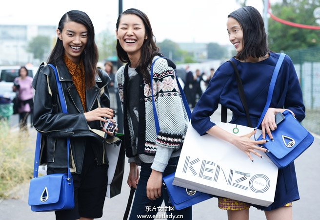 2014春夏巴黎时装周街拍集锦