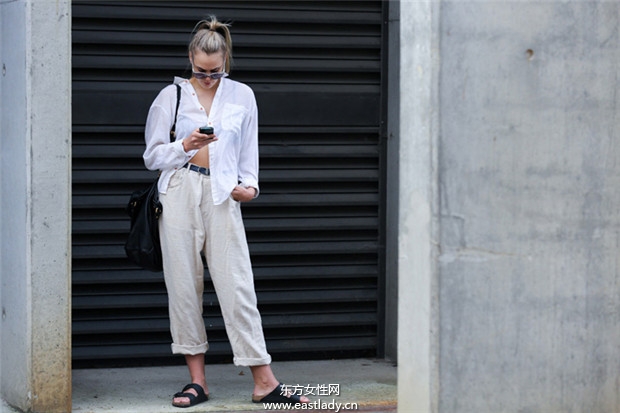 2014年澳大利亚悉尼时装周看时尚达人街拍秀