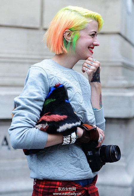 2014春夏巴黎时装周街拍集锦