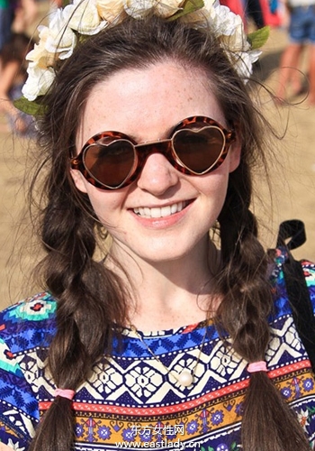 伦敦无线音乐节墨镜出街帅气十足