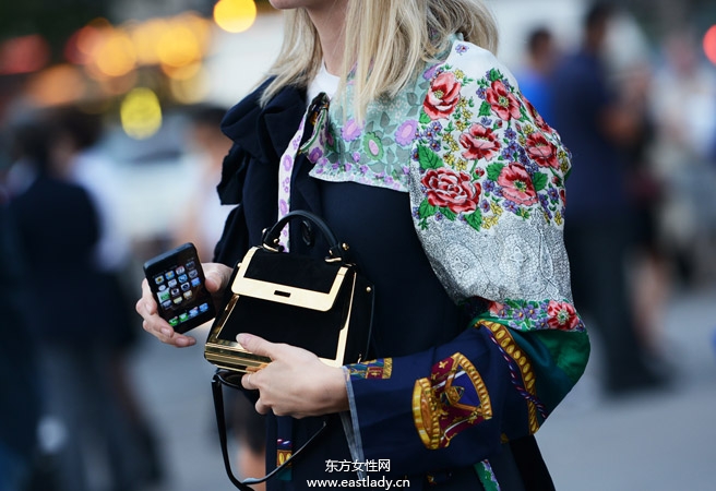 2014春夏巴黎时装周街拍集锦