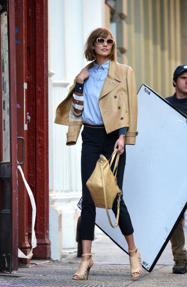 欧美名模街拍穿搭 时尚潮流简约风