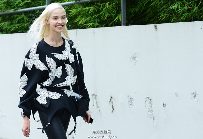 2014春夏巴黎时装周街拍集锦