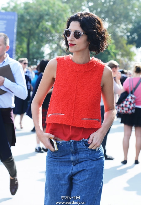 2014春夏巴黎时装周街拍集锦