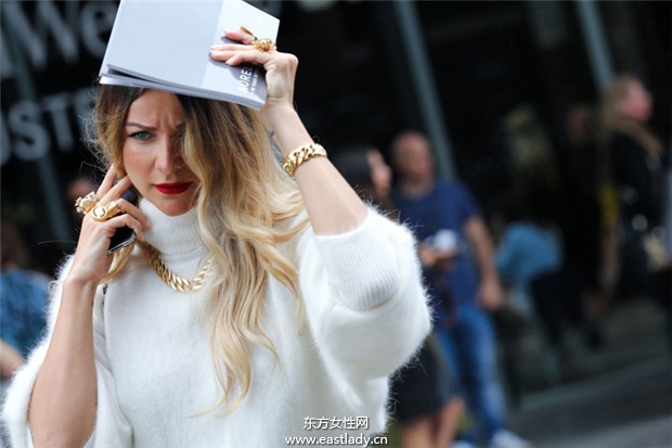 2014年澳大利亚悉尼时装周看时尚达人街拍秀