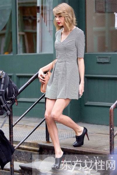 街拍天后taylorswift时尚街拍秀 教你如何玩转复古风