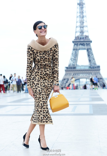 2014春夏巴黎时装周街拍集锦