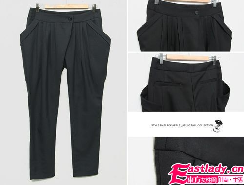 秋冬劲吹复古风 出街萝卜裤正当红