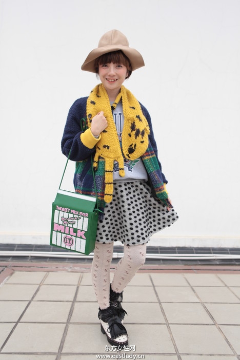 2013年1月中旬中国南方街头时尚街拍飘逸着阵阵春风