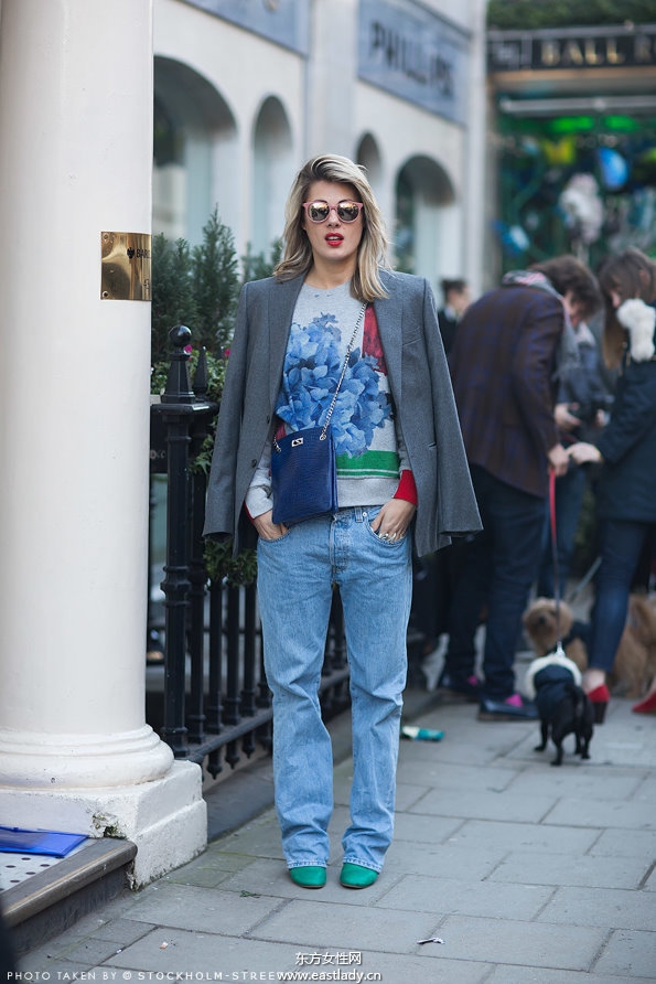 二月下旬欧美街头看时尚达人如何穿衣搭配