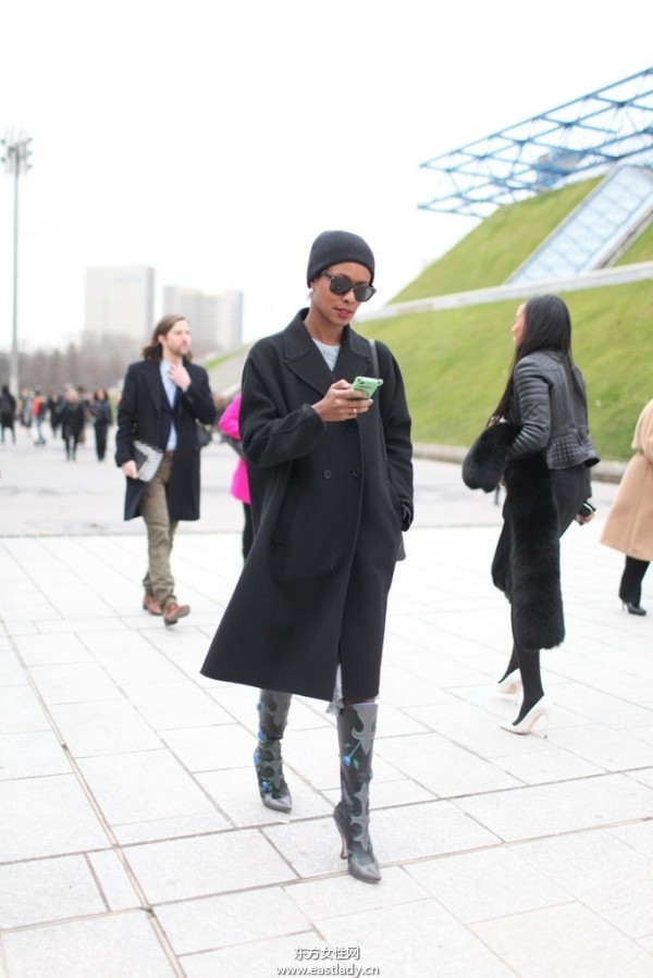 2013巴黎时装周时尚达人街拍