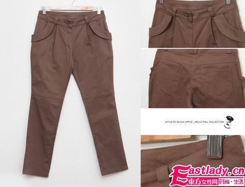 秋冬劲吹复古风 出街萝卜裤正当红
