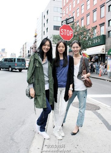 中国潮MM街头街拍演绎青春活力