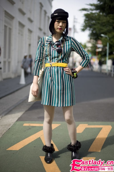 东京街头街拍 当下最潮复古元素