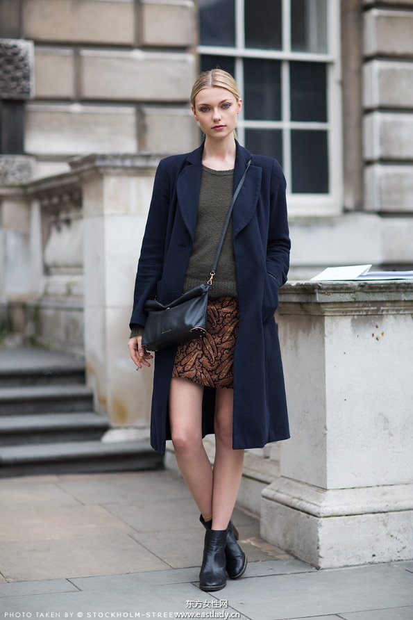 二月下旬欧美街头看时尚达人如何穿衣搭配