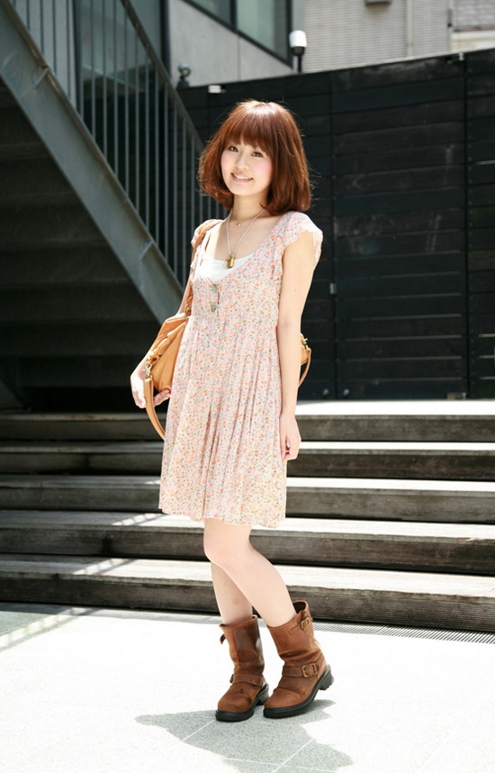 八月日本街拍 MM最爱裙装