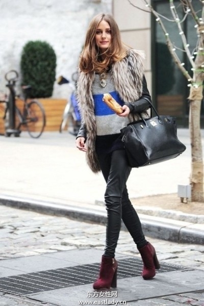 欧美街头明星们混搭出行彰显个性生活