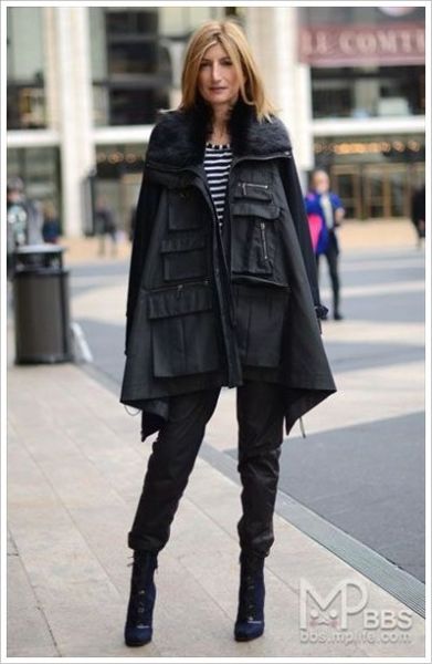 时装周纽约街头的精彩街拍