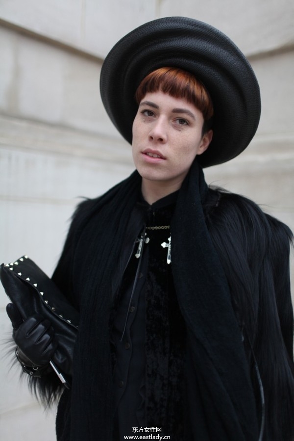 2013巴黎时装周时尚达人街拍