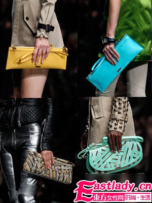 大包袋已经OUT 时髦小手袋风靡时装周