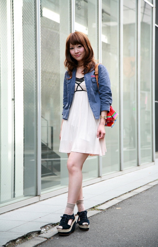 八月日本街拍 MM最爱裙装