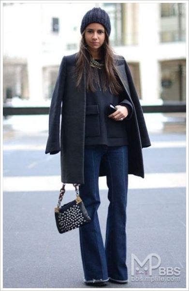 时装周纽约街头的精彩街拍