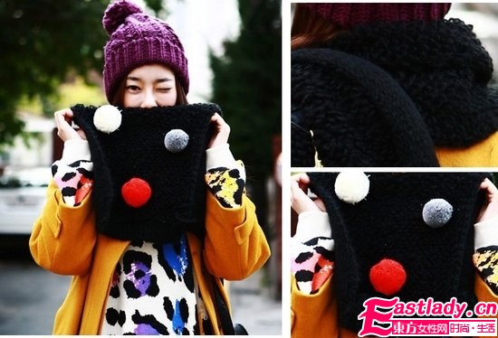 冬季围脖流行大 戴上出街很有范