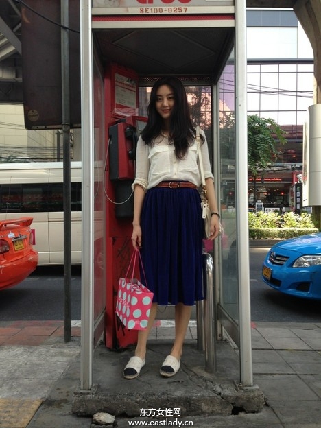 2013年1月中旬中国南方街头时尚街拍飘逸着阵阵春风