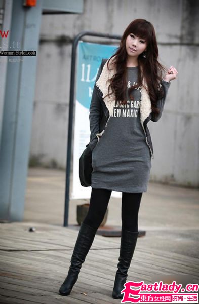 韩版大翻领外套 让美丽浑然天成