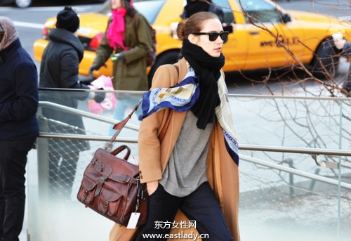 2013年2月初看欧美时尚达人如何春装搭配