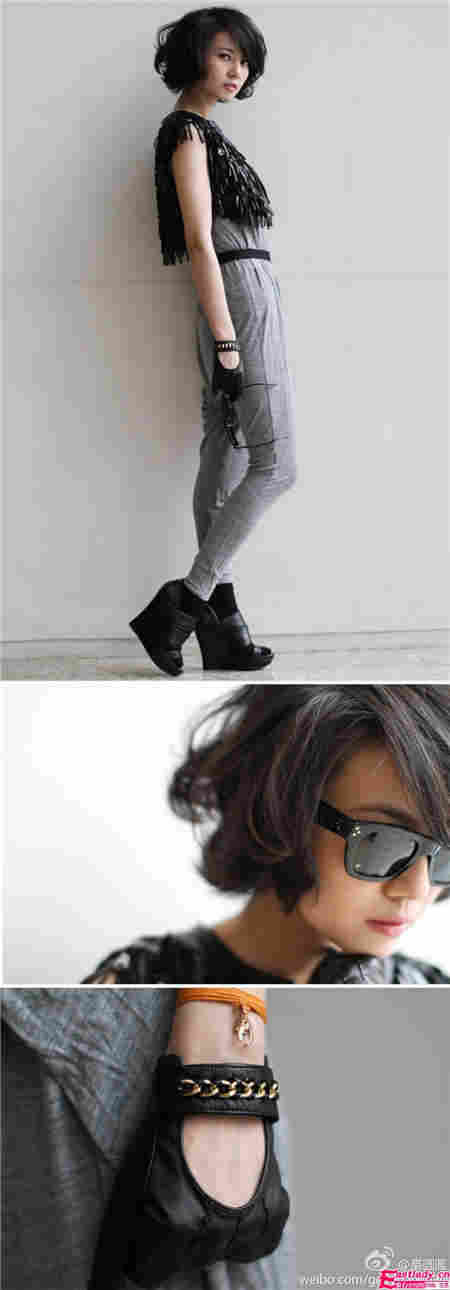 高圆圆八月街拍 展现欧美女神范儿