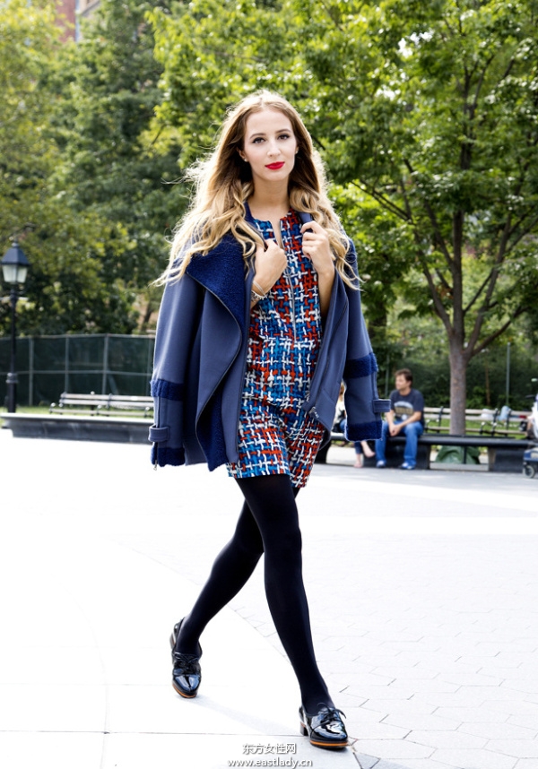 2013年2月初看欧美时尚达人如何春装搭配
