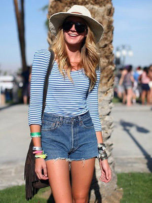 纽约街头潮人短打装上阵夏味十足